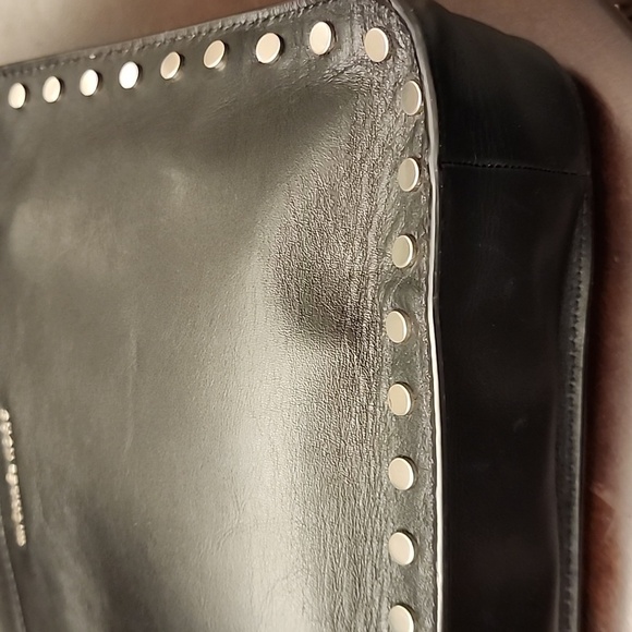 Michael Kors Black Leather Crossbody With Silver Hardware - Picture 13 of 16